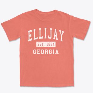 Ellijay Georgia Classic Established Premium Heavyweight T-shirt