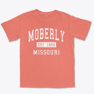 Moberly Missouri Classic Established Premium Heavyweight T-shirt