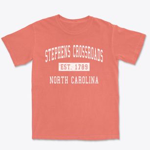 Stephens Crossroads North Carolina Classic Established Premium Heavyweight T-shirt