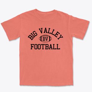 Big Valley Christian High School Classic Football Premium Heavyweight T-shirt
