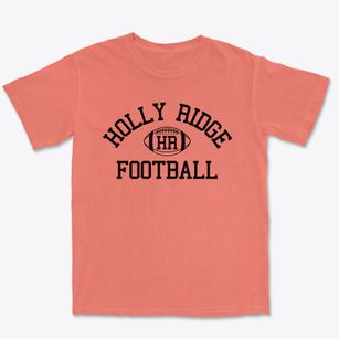 Holly Ridge School Classic Football Premium Heavyweight T-shirt
