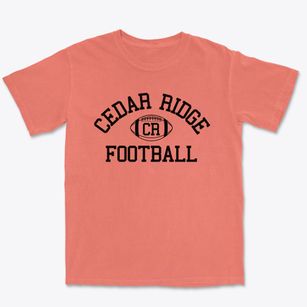 Cedar Ridge High School Classic Football Premium Heavyweight T-shirt