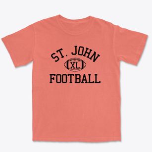 Saint John The Baptist School Classic Football Premium Heavyweight T-shirt