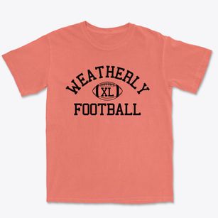 Weatherly Area High School Classic Football Premium Heavyweight T-shirt