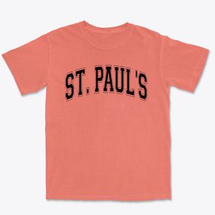 Saint Paul's Lutheran School Varsity Arch Premium Heavyweight T-shirt