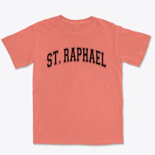 Saint Raphael School Varsity Arch Premium Heavyweight T-shirt