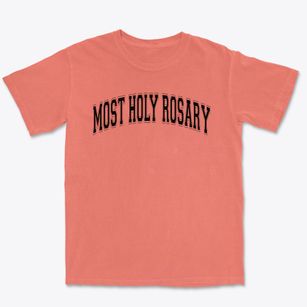 Most Holy Rosary School Varsity Arch Premium Heavyweight T-shirt