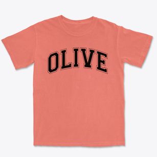 Olive Christian School Varsity Arch Premium Heavyweight T-shirt