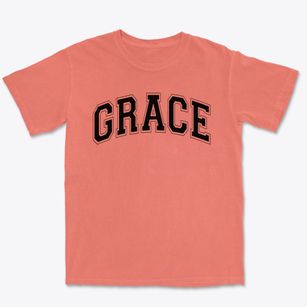 Grace School Varsity Arch Premium Heavyweight T-shirt