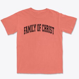 Family Of Christ Christian School Varsity Arch Premium Heavyweight T-shirt