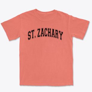 St Zachary Parish Varsity Arch Premium Heavyweight T-shirt