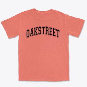 Oakstreet Middle School Varsity Arch Premium Heavyweight T-shirt