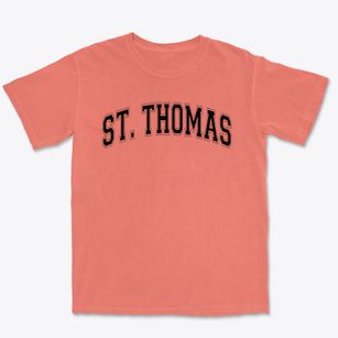 Saint Thomas Aquinas School Varsity Arch Premium Heavyweight T-shirt