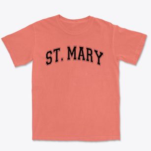 St. Mary Middle School Varsity Arch Premium Heavyweight T-shirt