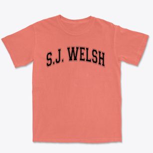 S.j. Welsh Middle School Varsity Arch Premium Heavyweight T-shirt