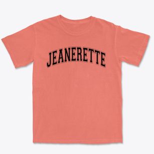 Jeanerette Elementary School Varsity Arch Premium Heavyweight T-shirt