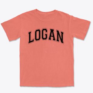 Logan Elementary School Varsity Arch Premium Heavyweight T-shirt