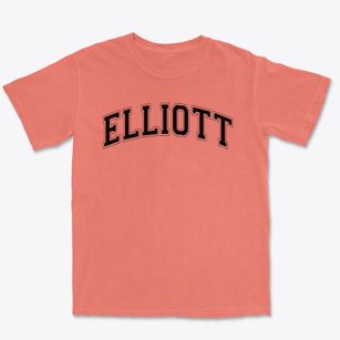 Elliott Elementary School Varsity Arch Premium Heavyweight T-shirt