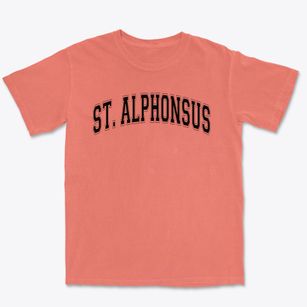 Saint Alphonsus School Varsity Arch Premium Heavyweight T-shirt