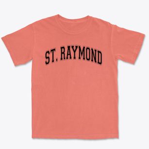 St Raymond Parish Varsity Arch Premium Heavyweight T-shirt