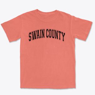 Swain County Middle School Varsity Arch Premium Heavyweight T-shirt