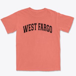 West Fargo High School Varsity Arch Premium Heavyweight T-shirt