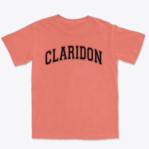 Claridon Elementary School Varsity Arch Premium Heavyweight T-shirt