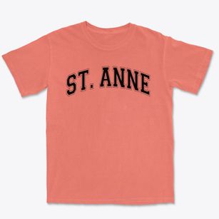 Saint Anne Ukranian School Varsity Arch Premium Heavyweight T-shirt
