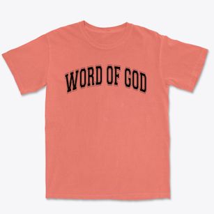Word Of God School Varsity Arch Premium Heavyweight T-shirt