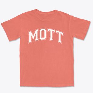 Mott Elementary School Varsity Arch Premium Heavyweight T-shirt