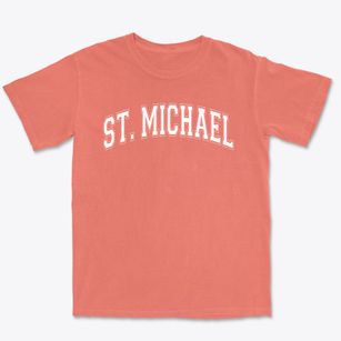 Saint Michael School Varsity Arch Premium Heavyweight T-shirt