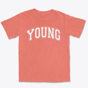 Young Elementary School Varsity Arch Premium Heavyweight T-shirt