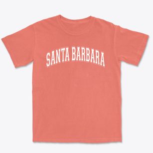 Santa Barbara Parish Varsity Arch Premium Heavyweight T-shirt