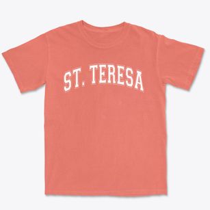 Saint Teresa School Varsity Arch Premium Heavyweight T-shirt