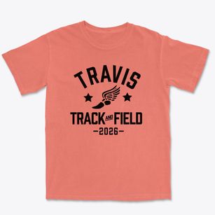 Travis Middle School Track and Field Premium Heavyweight T-shirt