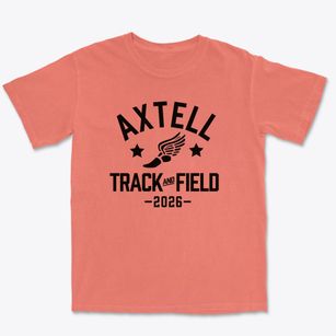 Axtell Elementary School Track and Field Premium Heavyweight T-shirt
