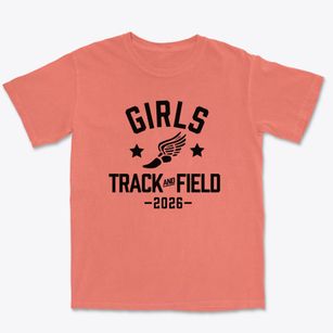 Girls & Boys Prep Academy Track and Field Premium Heavyweight T-shirt