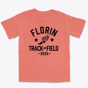 Florin Elementary School Track and Field Premium Heavyweight T-shirt