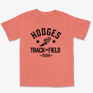 Hodges Elementary School Track and Field Premium Heavyweight T-shirt