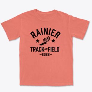 Rainier High School Track and Field Premium Heavyweight T-shirt