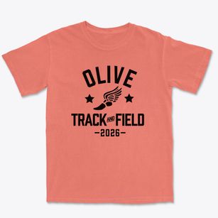 Olive Elementary School Track and Field Premium Heavyweight T-shirt