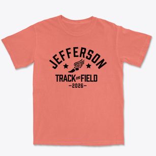 Jefferson Elementary School Track and Field Premium Heavyweight T-shirt