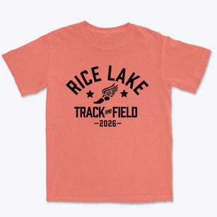 Rice Lake High School Track and Field Premium Heavyweight T-shirt