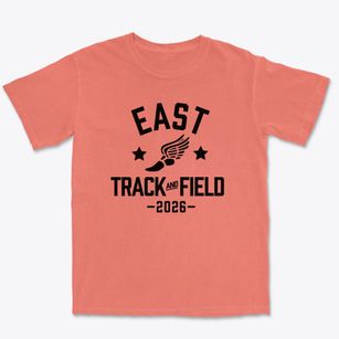East Junior High School Track and Field Premium Heavyweight T-shirt
