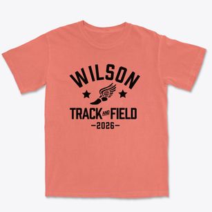Wilson Elementary School Track and Field Premium Heavyweight T-shirt