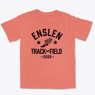 Enslen Elementary School Track and Field Premium Heavyweight T-shirt