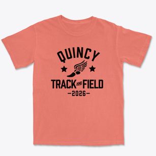 Quincy Elementary School Track and Field Premium Heavyweight T-shirt