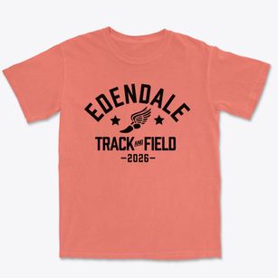 Edendale Middle School Track and Field Premium Heavyweight T-shirt