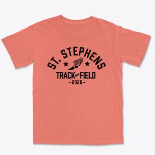 Saint Stephens School Track and Field Premium Heavyweight T-shirt