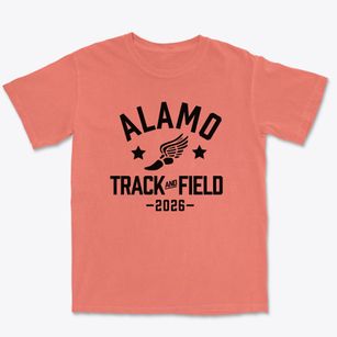 Alamo Elementary School Track and Field Premium Heavyweight T-shirt